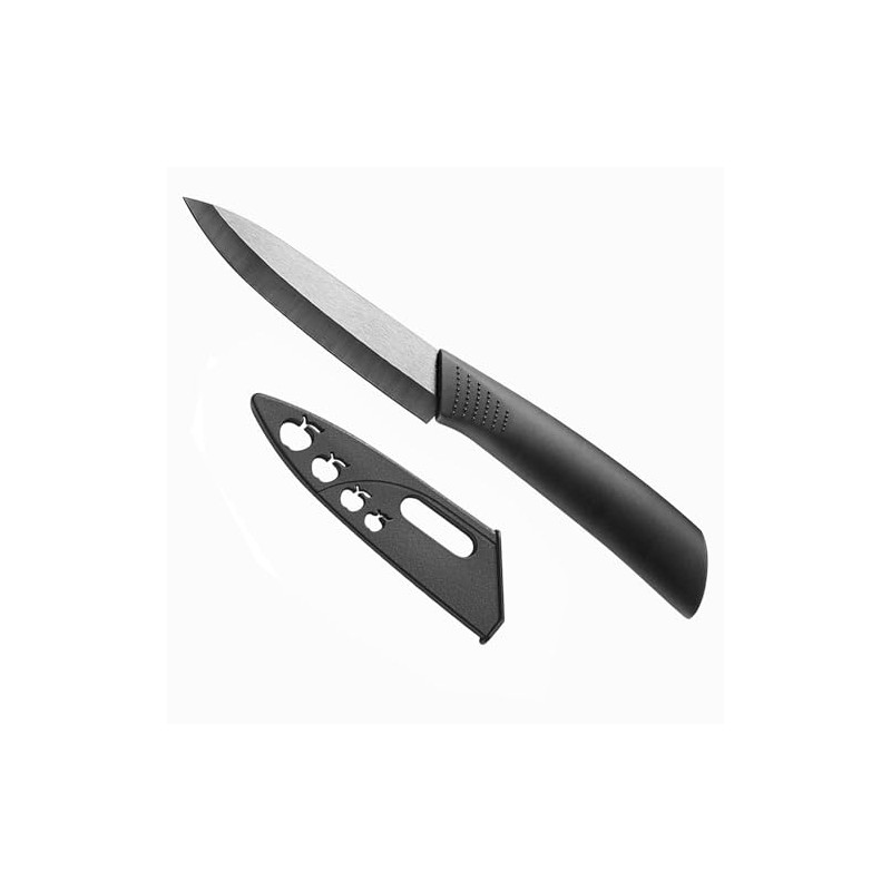 Muncene Paring Knife, 4 Inch Ceramic Paring Knife with Sheath