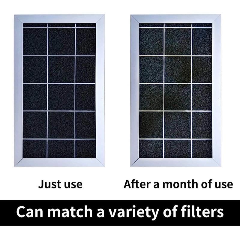 99JGDAX Cut-to-Fit Activated Carbon Filter Sheet Charcoal Air Vent Filters