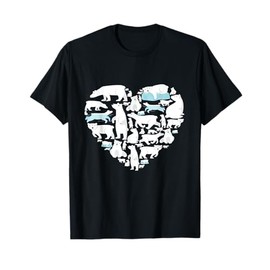 Polar Bear Lover polar bear heart valentine gift men women T-Shirt