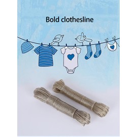 Clothesline 30m extra strong with steel core in 3 lengths washing line prop washing line rope washing lines for outside for rotary clothesline, clothesline extra strong for household, garden