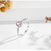 Stackable October Birthstone Rings for Women: Girls S925 Sterling Silver