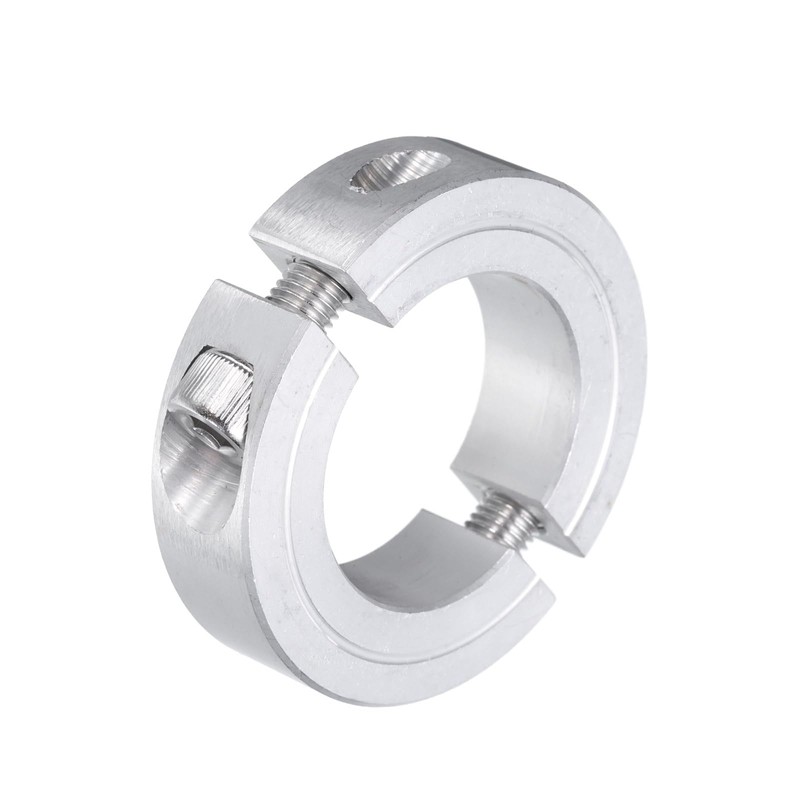 sourcing map Double Split Clamp-On Shaft Collar for 1-1/8" Shaft,