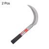 HARFINGTON 2pcs 6 Inch Brush Clearing Sickle with Forged Carbon