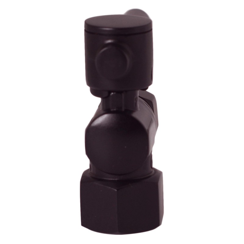 Westbrass 1/4-Turn Lever Handle Angle Stop, 1/2" IPS x 3/8"