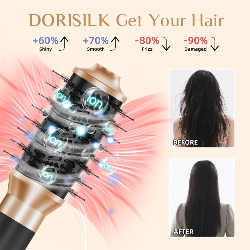 RUCHA 8 in 1 Hot Air Hair Brushes