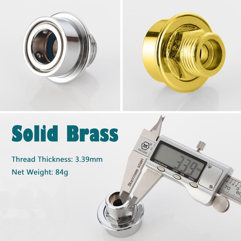 Faucet Adapter for Washing Machine Quick Connector, G1/2" Thread Water