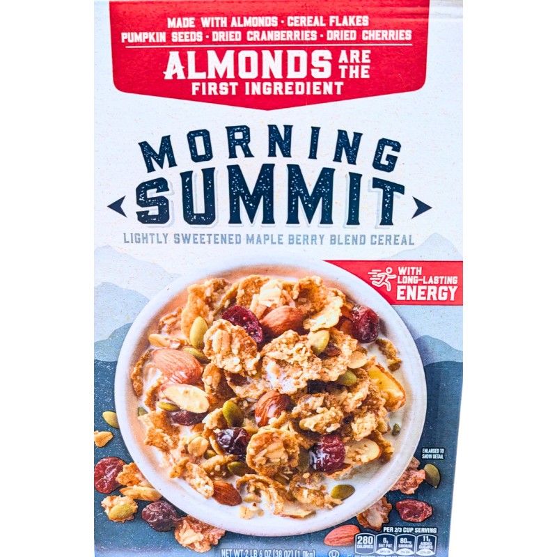 General Mills Morning Summit Maple Berry Blend Cereal 38 Ounce