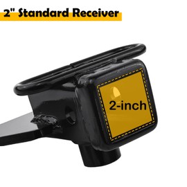 ELSOON 2-Inch Class 3 Trailer Hitch Receiver for Jeep Gladiator JT (2020-2025), Heavy-Duty Rear Towing Hitch, 5,000 lbs Capacity, Bolt-On Installation