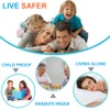 Door Lock,Home Security Door Latch Device,Childproof Door Security Lock Defender
