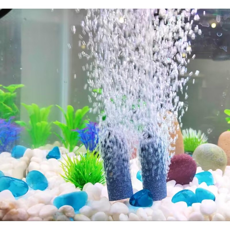 AQUANEAT Aquarium Air Stones 2 inch 12 Pack, Bubble Stone,