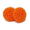 Orange Reusable Crochet Dish Scrubbies Set of 2, Zero Waste