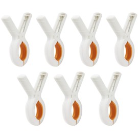 Axinost, Towel Clips for Beach Loungers, Strong Beach Towel Clips, Windproof Bath Towel Clips, for Daily Laundry, Beach Towel, Bath Towel, Bed Linen and Thick Clothing, 9.5 cm (Pack of 7, Pink)