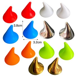 VNHATY 14 pcs calf horn helmet decoration motorcycle corner devil horn 7 colors motorcycle helmet corner decoration off road helmet decoration