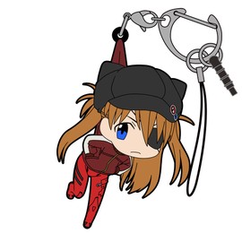 Cospa EVANGELION Shikinami Asuka Langley Tsumamare Jersey Ver. Approx. 2.4 inches (60 mm), Soft PVC Rubber