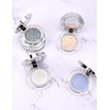Jutqut Single Color Highlighter Eyeshadow, Long-lasting Pigmented Sparkle Eye Shadow