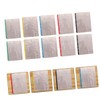 Operitacx 100pcs Sheet Data Protection Film Page Protector Colored Binder