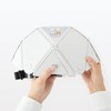 Muji MJ-FH2 44913314 Folding Helmet, White, Width 11.2 x Depth