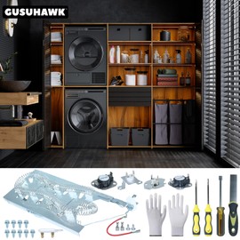 GUSUHAWK 3387747 Dryer Heating Element with 279973, 279816, 3392519 Thermal Fuse Replaces WP3387747 Dryer Heating Element, 279973 Thermal Fuse, 3977393 Dryer Thermal Fuse, 3392519 Thermal Fuse