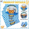 Feifeiya 60 Pcs Oktoberfest Theme Party Cocktail Paper Napkins 6.5