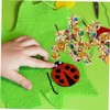 Operitacx 100pcs Colored Two-Legged Nails Black Paper Fasteners Mini Split