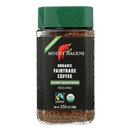 MOUNT HAGEN, Organic Fair Trade Coffee,Instant Decaffeinated, Pack of 6, Size 3.53 OZ - No Artificial Ingredients Fair Trade Item 95%+ Organic6