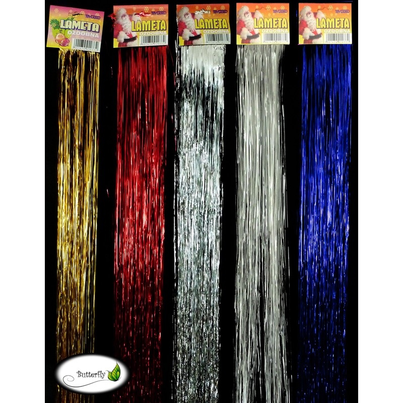 Set of 5 Tinsel 20X105 CM