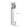 Homoyoyo 10pcs Nylon Detachable Zipper Pulls Double Layer Luggage Hole