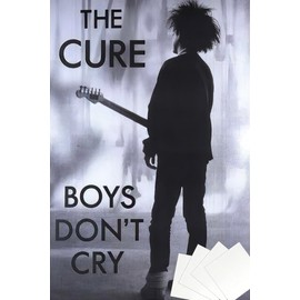 POSTER STOP ONLINE The Cure - Music Poster (Boys Don't Cry) (Size 24" x 36") (Poster & Poster Strip Set)
