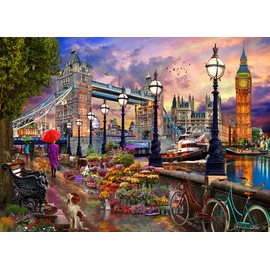 Vermont Christmas Company London Promenade Jigsaw Puzzle 1000 Piece