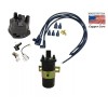 Distributor Ignition Tune up Kit & 12V Coil for Massey Ferguson 135 150 20 40