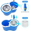 Spin Mop Bucket System, 360 Spin Floor Cleaning Mop Bucket