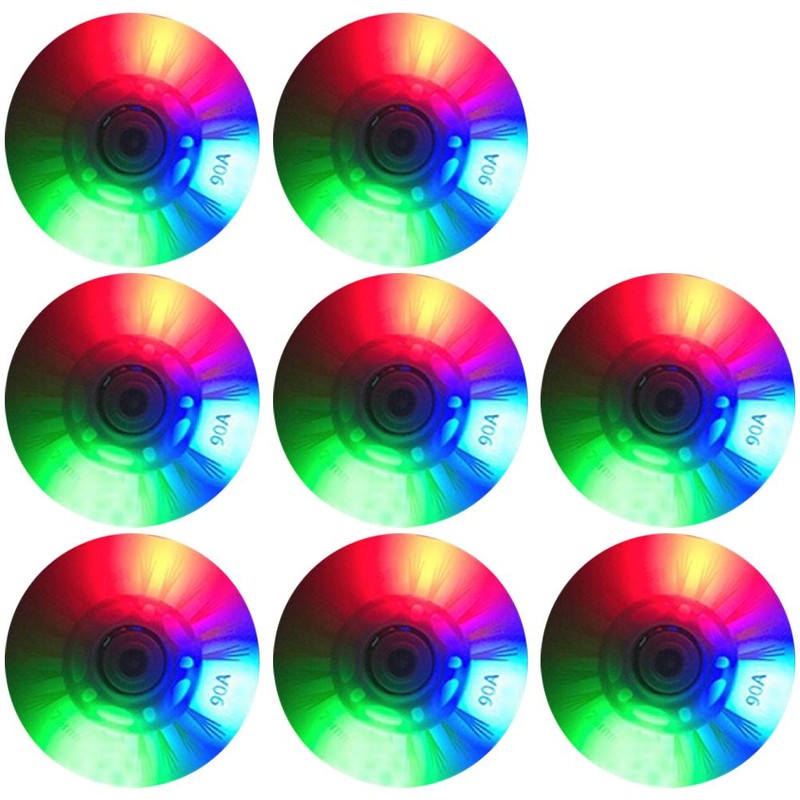 8 Pcs Inline Skate Wheels with 16 Bearings LED Light