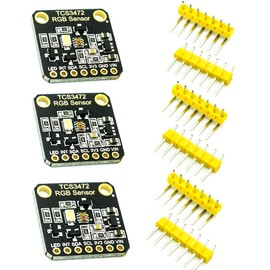 Hailege 3pcs TCS34725 TCS-34725 RGB Light Color Sensor Colour Recognition Module RGB Color Sensor with IR Filter