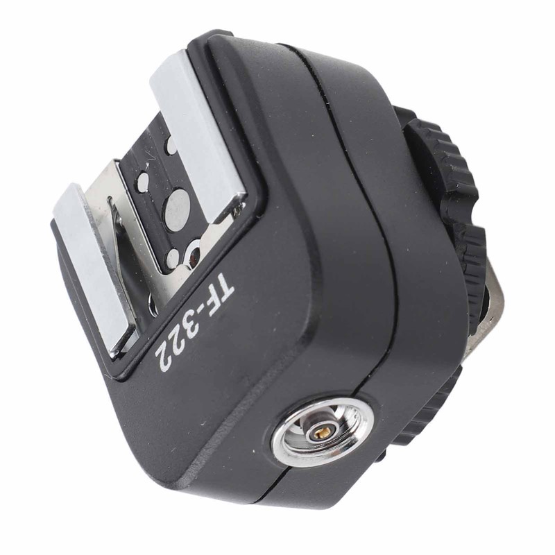 Flash Hot Shoe Sync Adapter with Extra PC Sync Port