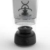 Promixx Botella coctelera original, funciona con pilas, para batidos de