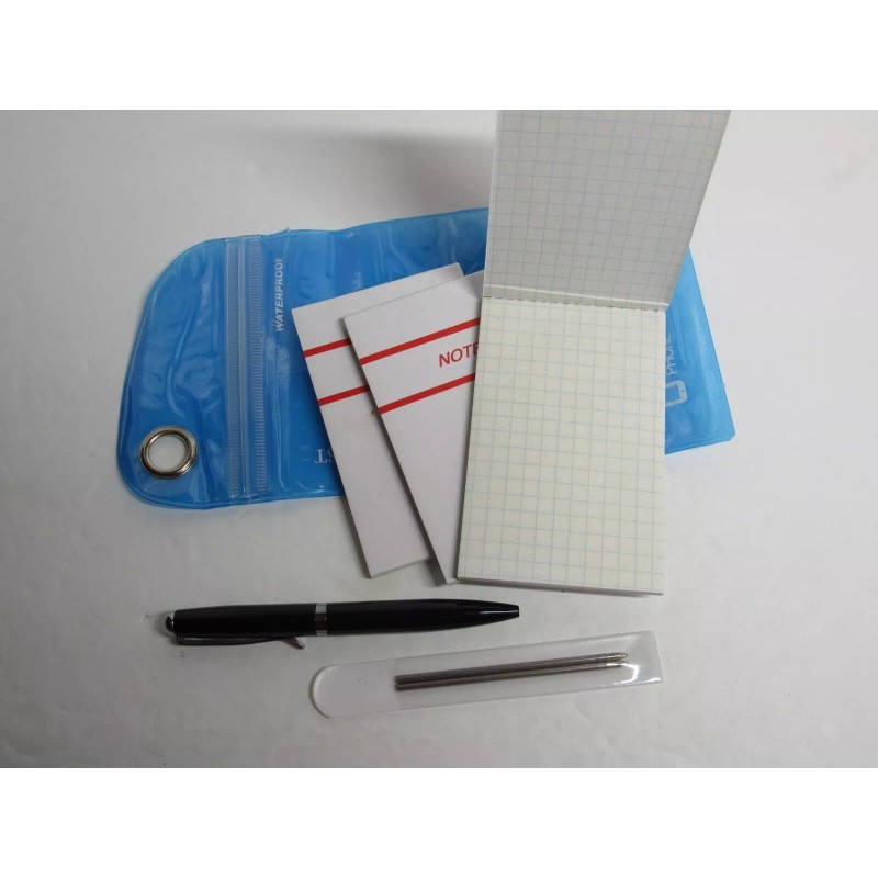 Mini Notepad Traveler's Jotter Pad+Pen SET+More