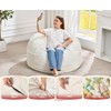 Hobestluk Bean Bag Chair Convertible Beanbag Chairs for Adults, 3
