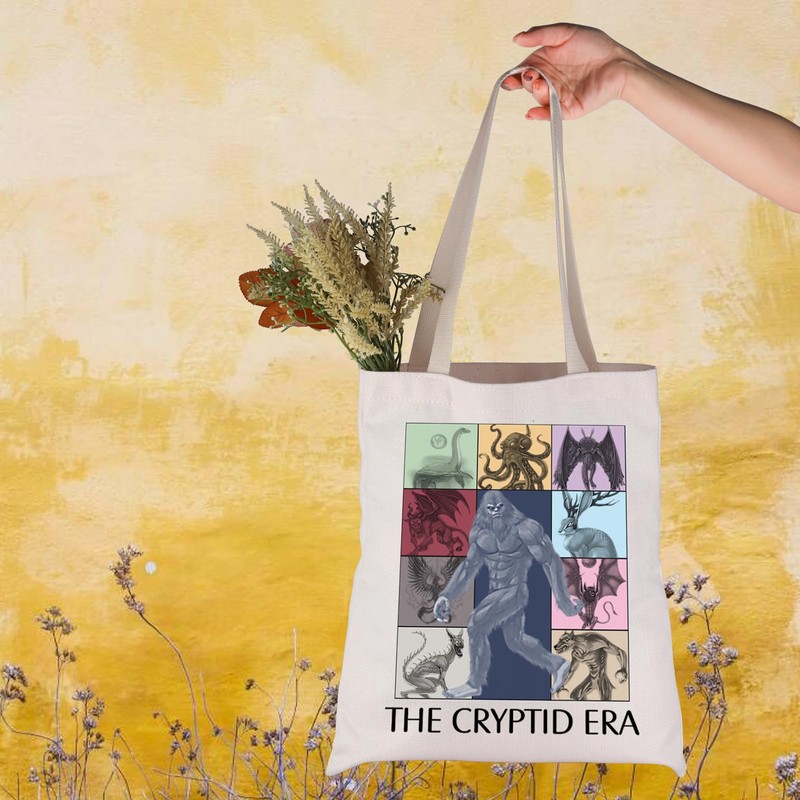 JNIAP Sasquatch Gift The Cryptid Era Tote Bag Cryptid Creatures