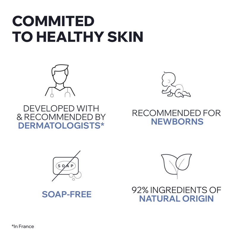 URIAGE BABY 1 SHOWER CREAM 500ml WHITE