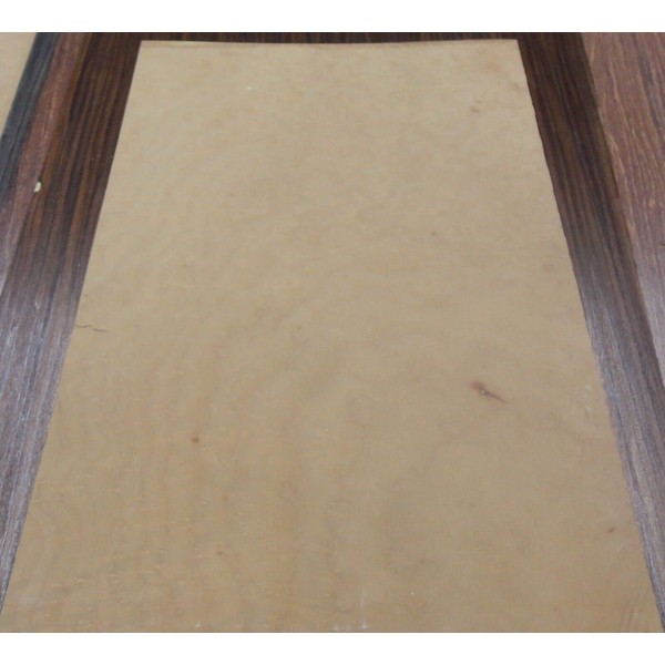 Madrone Cherry Burl Wood Veneer 12" x 9" with Paper