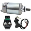 STABSOLI Starter Motor & Solenoid Relay & Ignition Switch for