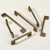SYZOW 6 Pack Kitchen Cabinet Handles Antique Brass Cabinet Pulls