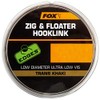Fox Zig & Floater Hooklink 100metres spool 12lb 0.28mm Trans