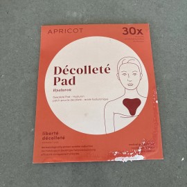 Apricot Anti Aging Hyaluronic Acid DÉCOLLETÉ PAD Wrinkle Reduction | New READ