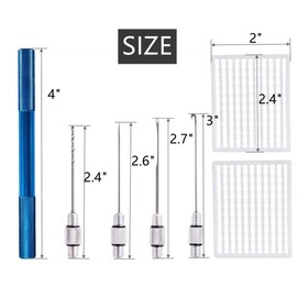 Carp Fishing Bait Rig Needle: Carp Coarse Fishing Baiting Rig Tool - Baiting Needle Swinger Driller Set - Green