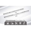 Stainless Steel Undermount Sink Brackets Upgrade Horizontal Sink Support,27"-39" Adjustable