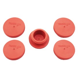 5 pack of TORQUE Hub Cap Red Rubber Plug 1-1/8" Wheel (Replaces Stemco 3595990) (5 x TR3595990)