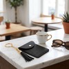 Yardenfun Cute Card Holder Keyring Pu Leather Credit Card Pouch