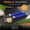ORBLUE Garlic Press Stainless Steel - Premium Professional Grade Garlic