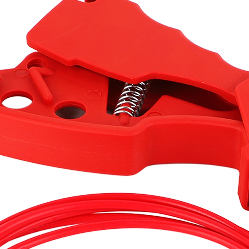 Adjustable Cable Lockout Industrial Valve Shutdown Tagout Stainless Steel Safety